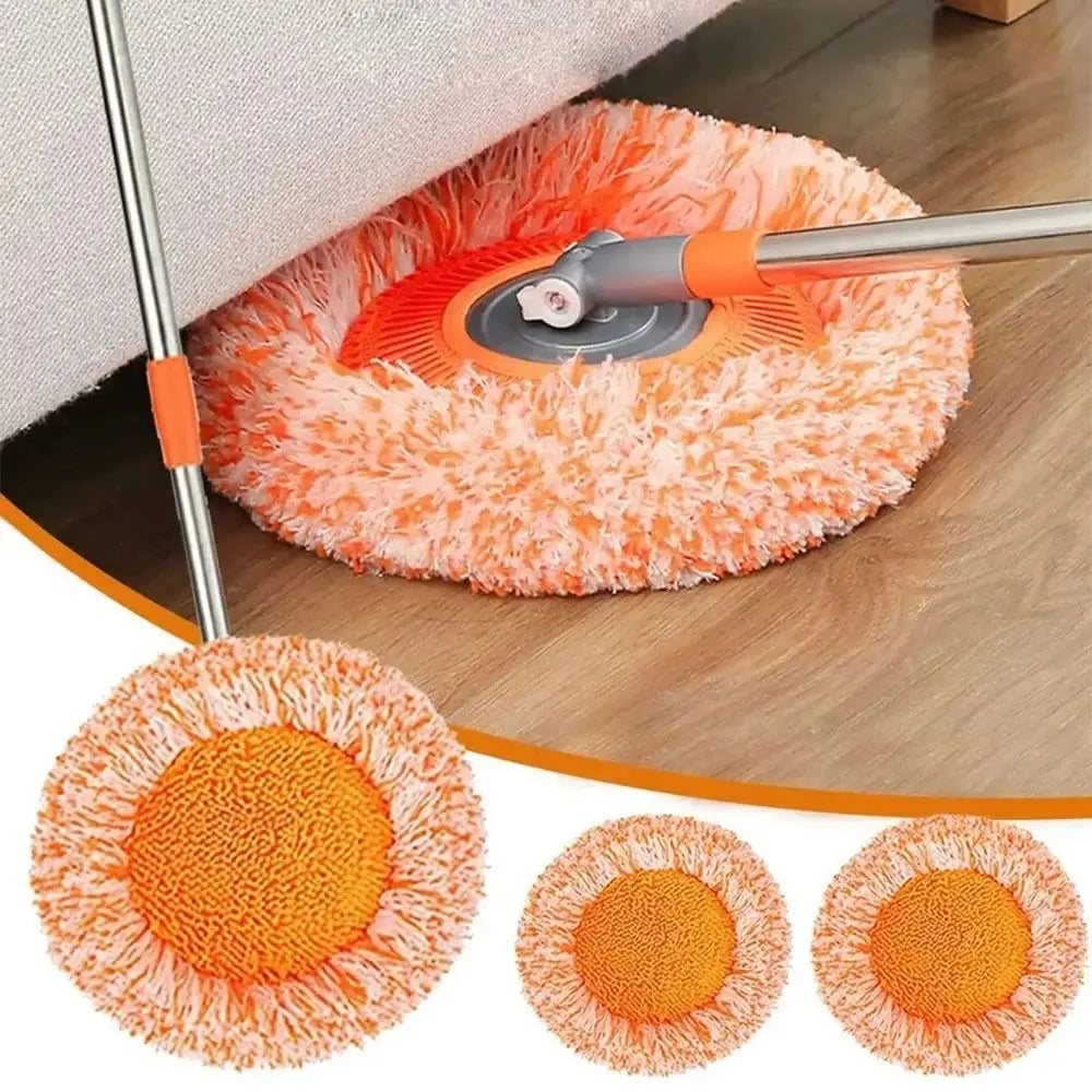 FlexiClean 360™ Telescopic Dust Mop – Adjustable Microfiber Floor Cleaner