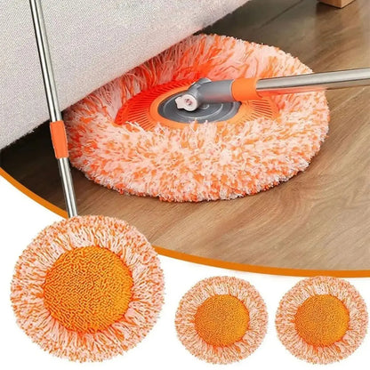 FlexiClean 360™ Telescopic Dust Mop – Adjustable Microfiber Floor Cleaner
