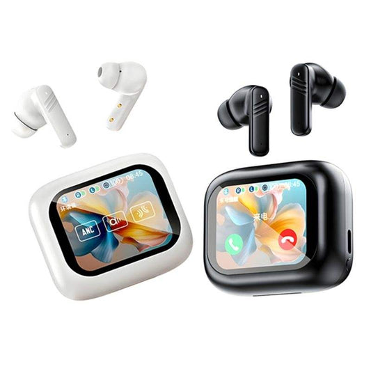 LX-10 LCD Full Touch Screen TWS Headphones