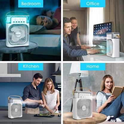 Mini Portable Air Cooler Fan | 3-Speed USB Cooler