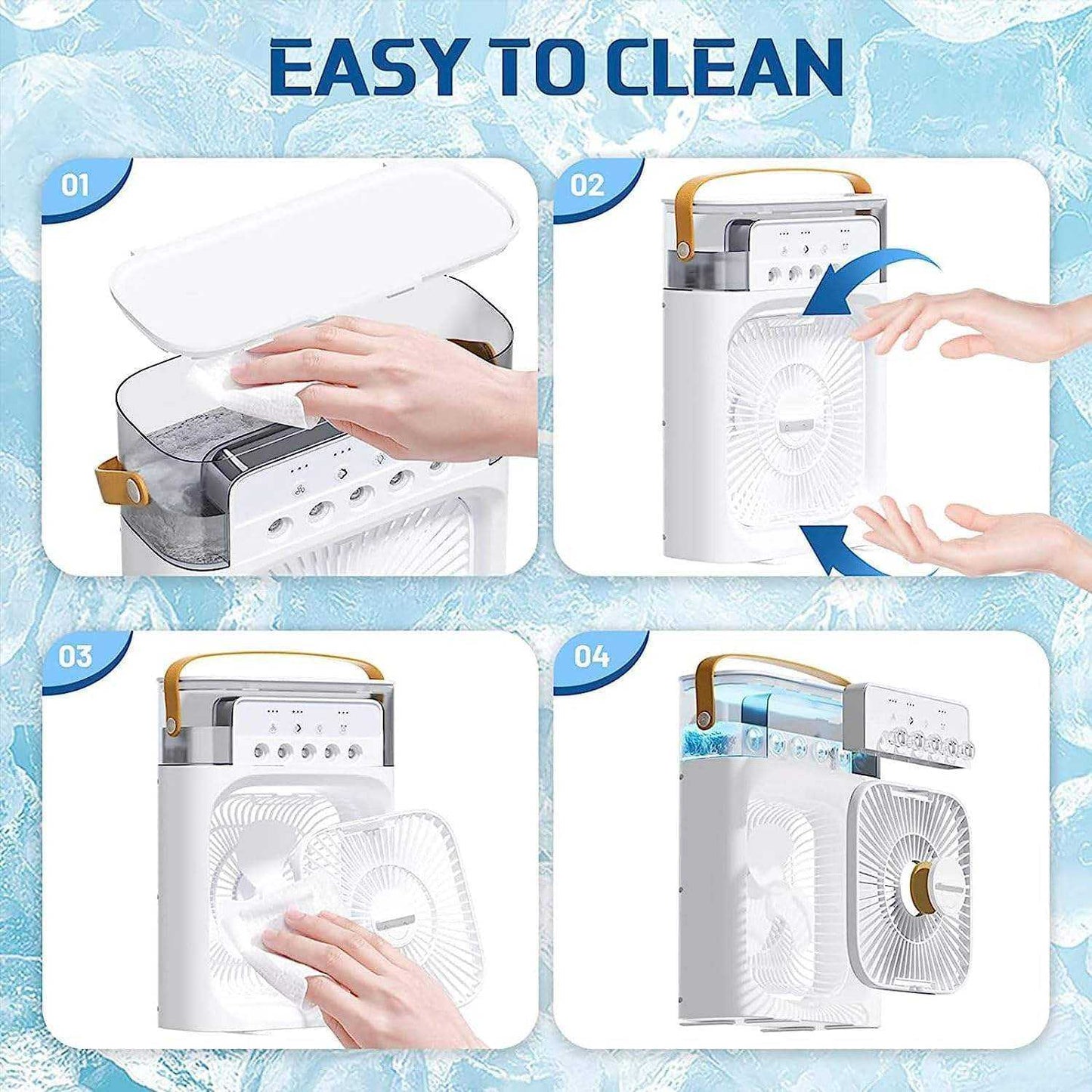 Mini Portable Air Cooler Fan | 3-Speed USB Cooler