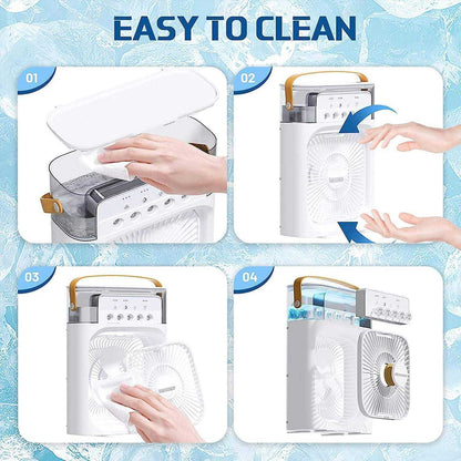 Mini Portable Air Cooler Fan | 3-Speed USB Cooler