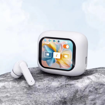 LX-10 LCD Full Touch Screen TWS Headphones