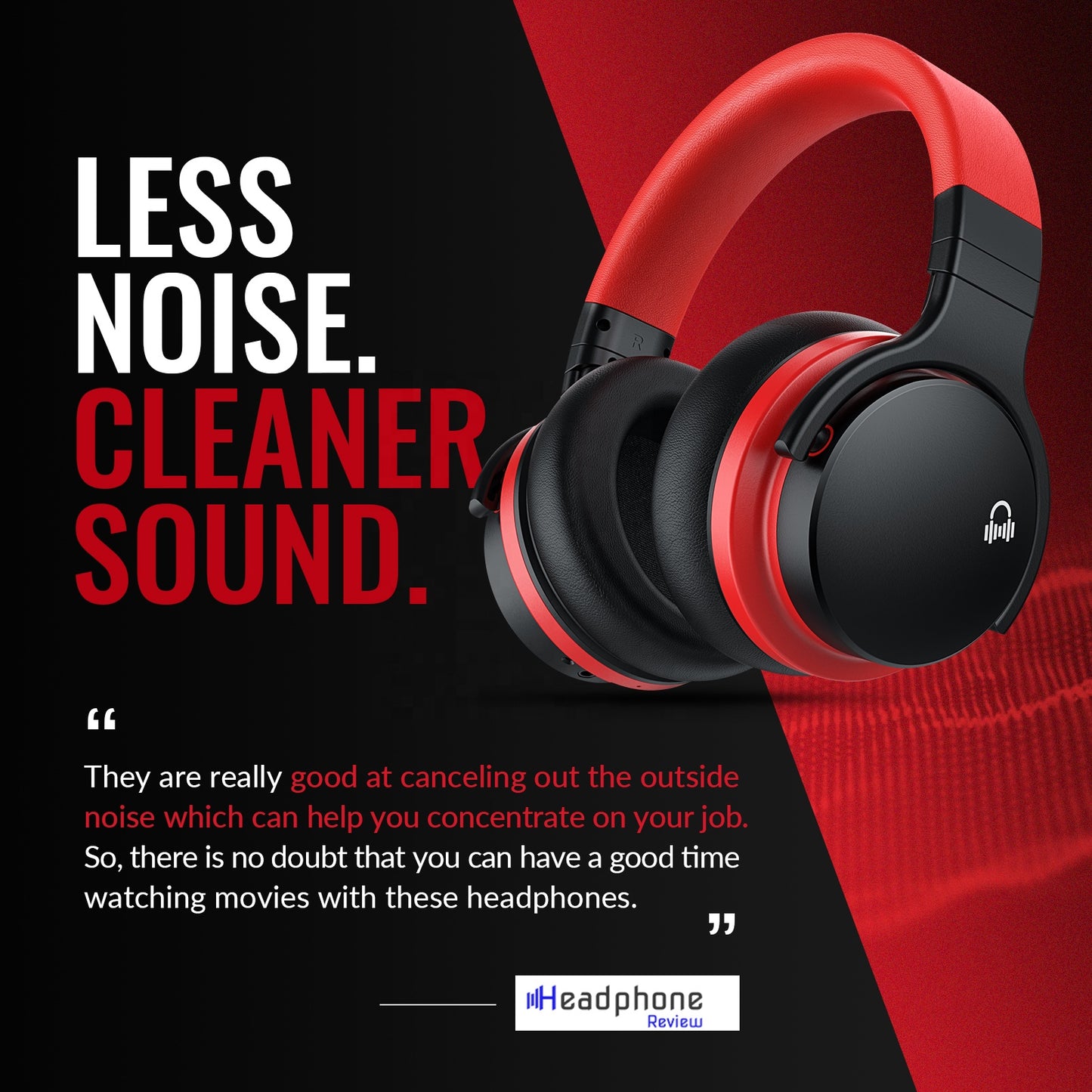 E7C ANC Wireless Headphones for Sports & Study