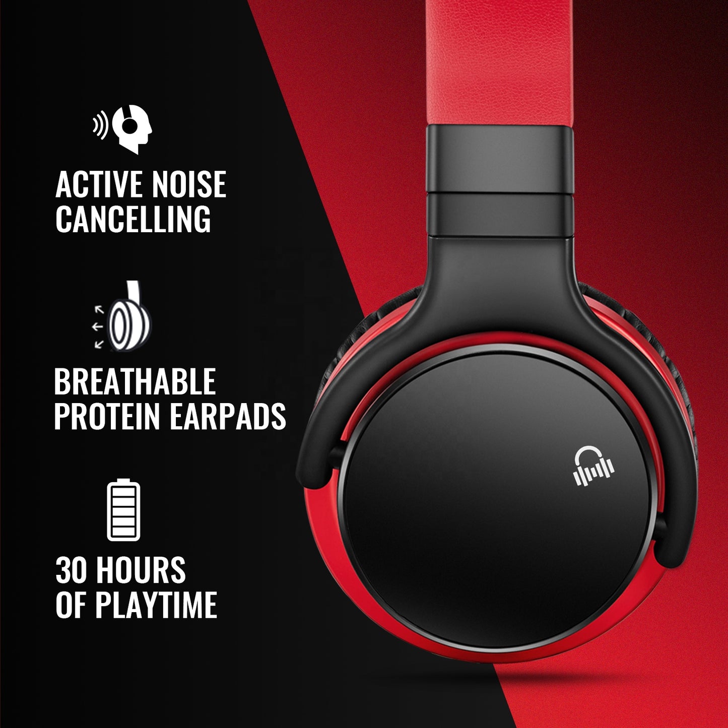 E7C ANC Wireless Headphones for Sports & Study
