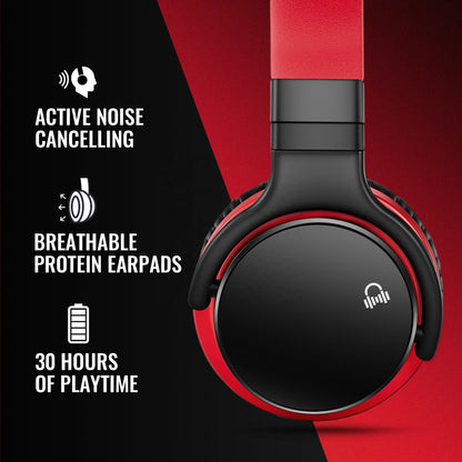 E7C ANC Wireless Headphones for Sports & Study