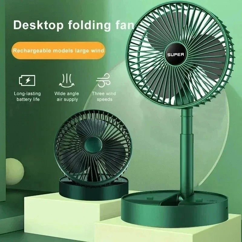 Portable Foldable Cooling Fan for Office & Bedroom